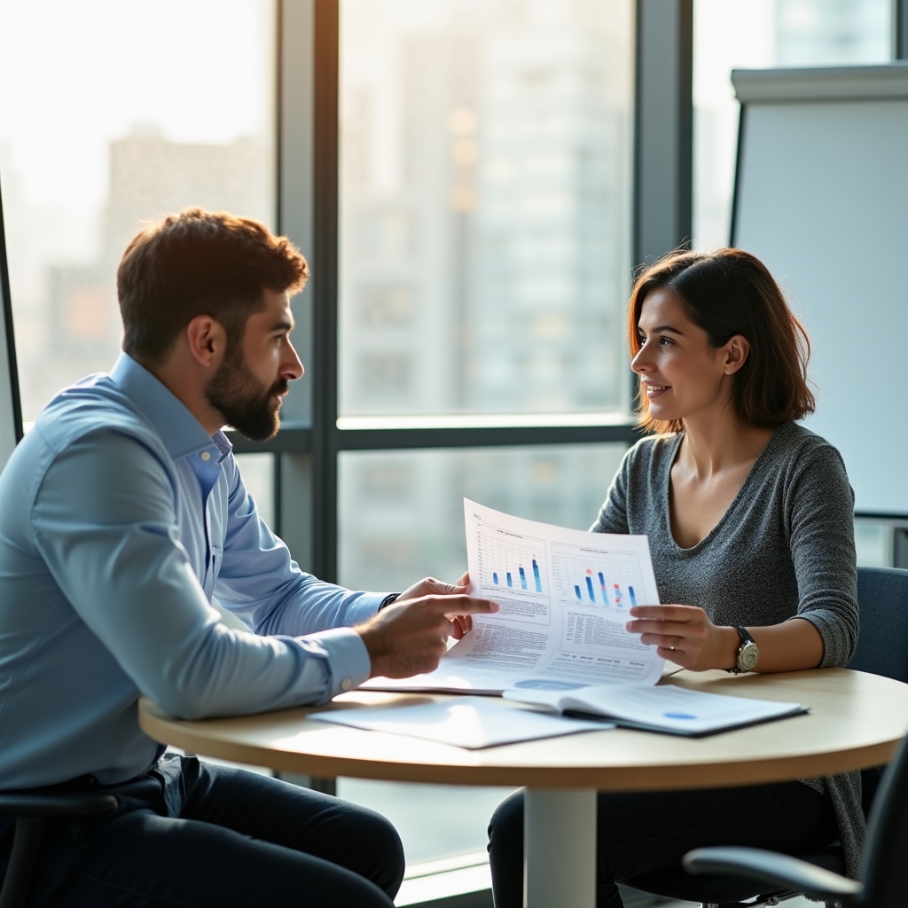 Üzleti döntéshozatal megbeszélésen