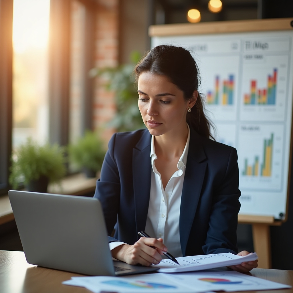 Vállalkozó pénzügyi tervezéssel foglalkozik